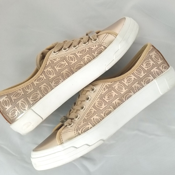 BEBE SPORTS Rose Gold Sneakers, size 6 - Picture 5 of 7